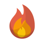 Icon representing heating services